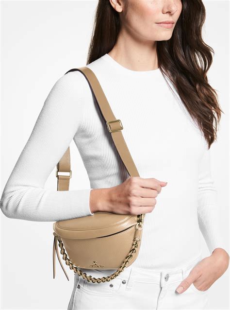 michael kors leather sling bag